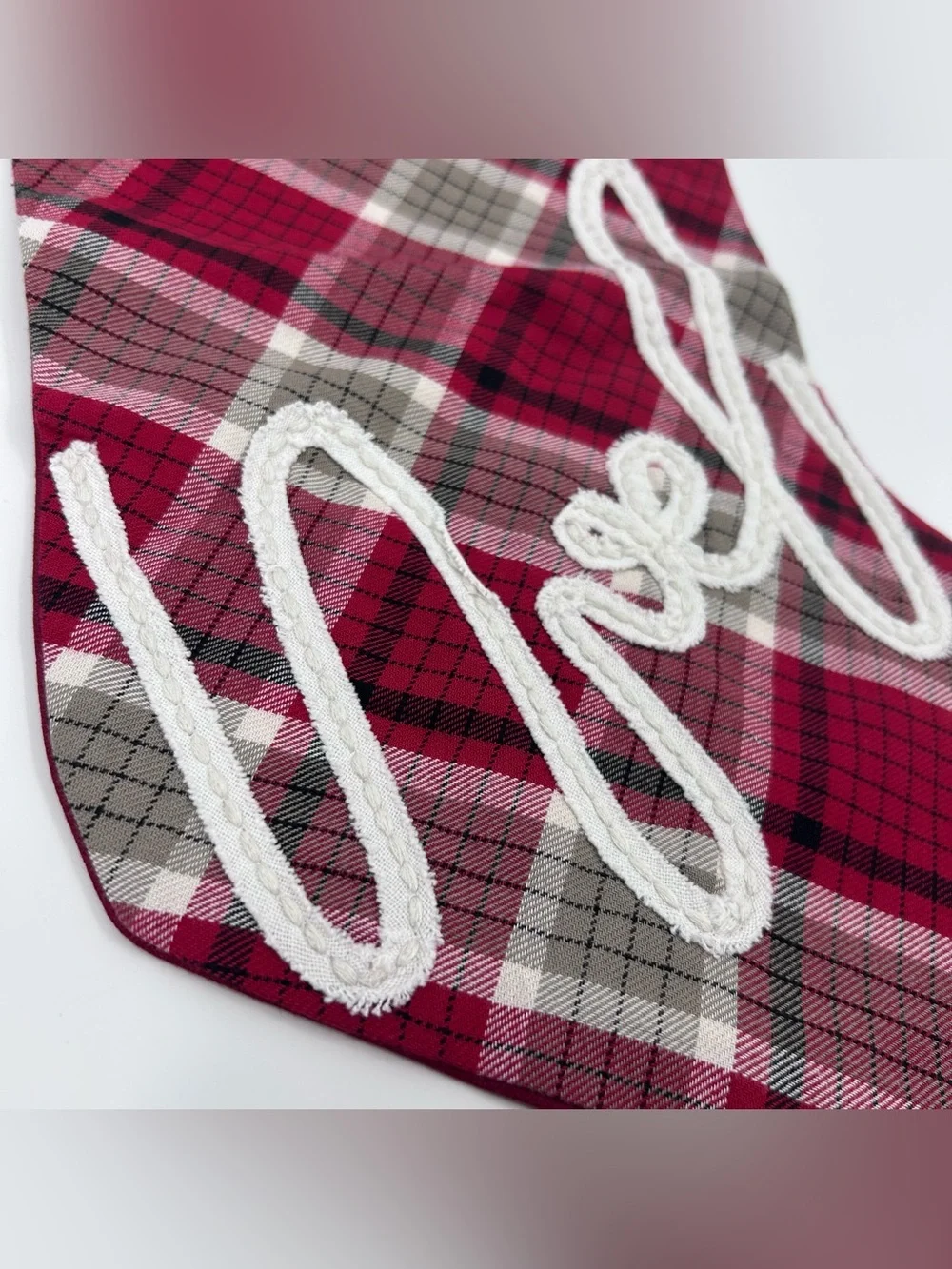 NWT Pottery Barn Noel Classic Plaid Holiday Christmas Stocking